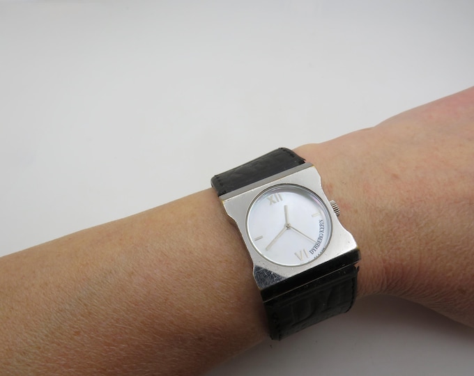 Vintage watch / dyrberg kern watch / square dial /  Quartz watch / Ladies Dress Watch /  ladies Watch /  Gift for her  v13
