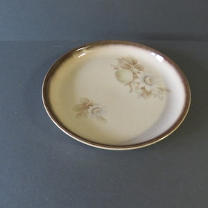 Vintage Denby Memories /  Denby discontinued / side plate / Claire Bernard / Rare Espresso / retro coffee / made in England