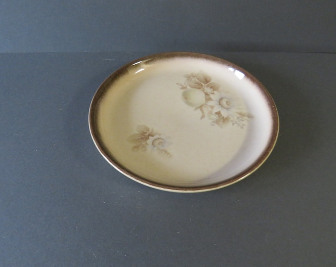 Vintage Denby Memories /  Denby discontinued / side plate / Claire Bernard / Rare Espresso / retro coffee / made in England