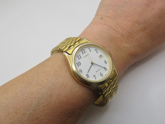Reloj vintage reloj de vestir Citizen ampliable reloj de
