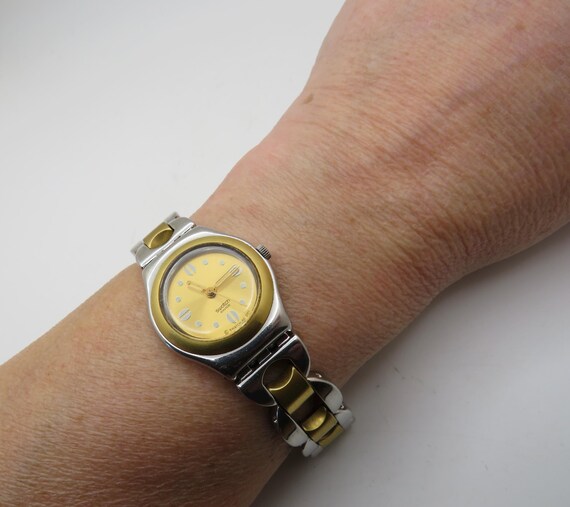vintage swatch /  Irony Watch / collectable watch / ladies watch / quartz watch / waterproof watch / vintage gift  / R9