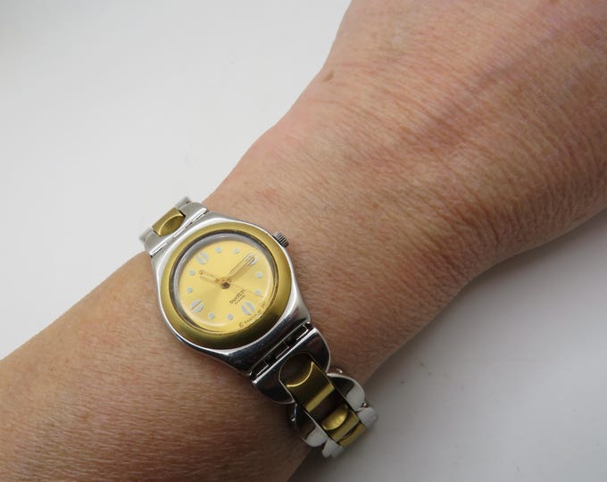 vintage swatch /  Irony Watch / collectable watch / ladies watch / quartz watch / waterproof watch / vintage gift  / R9