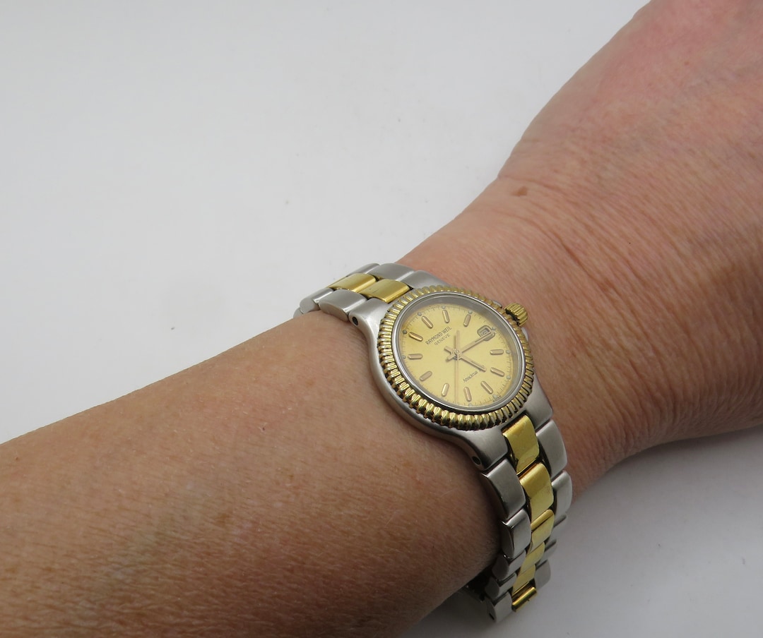 Vintage Raymond Weil Sports Watch Amadeus 200 Quartz Watch Gold Watch Womans Watch Gift for Her K1 Etsy Canada