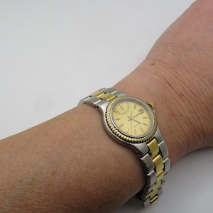 Vintage Raymond Weil sports watch / amadeus 200 Quartz watch /  Gold Watch /  Womans Watch /  Gift for her (K1)