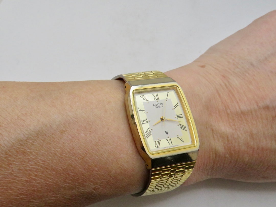 Gold Watch / Citizen Watch / Vintage Wrist Watch / Japan Watch