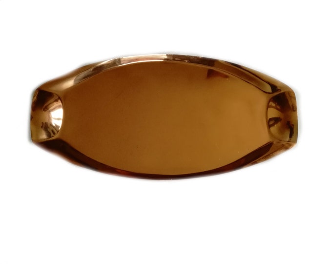Vintage Tray / pure copper drinks tray / serving tray  / serving plate / Espresso / retro coffee / bar cart