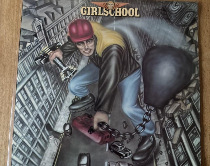 Girlschool - Demolition, LP, 1st press 1980 Vinyl. BRONX 525, A-1U/B-1U (17)