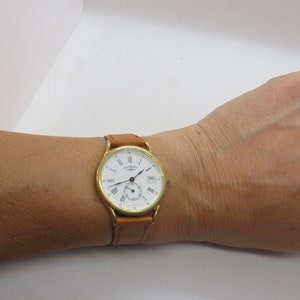 Vintage Rotary watch / Sub dial Quartz watch / white faced watch / vintage gents Watch / watch / vintage sport  / watch / mens watch
