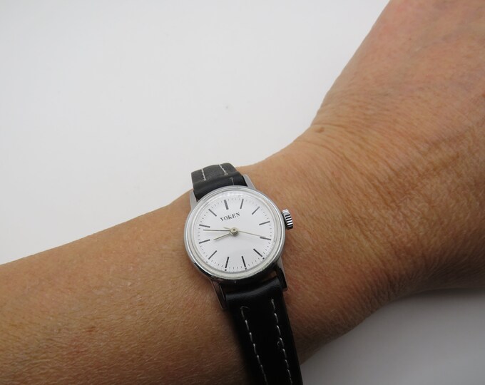 vintage watch / gift for her / vintage mechanical  watch / vintage voken watch / vintage 70s / womans  watch (b21)