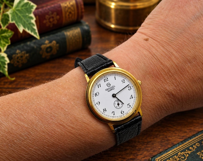 Vintage gold watch / speidel watch Gold dress watch / gold Quartz watch / gents / Swiss Watch / Watch / Gift for him (S30)