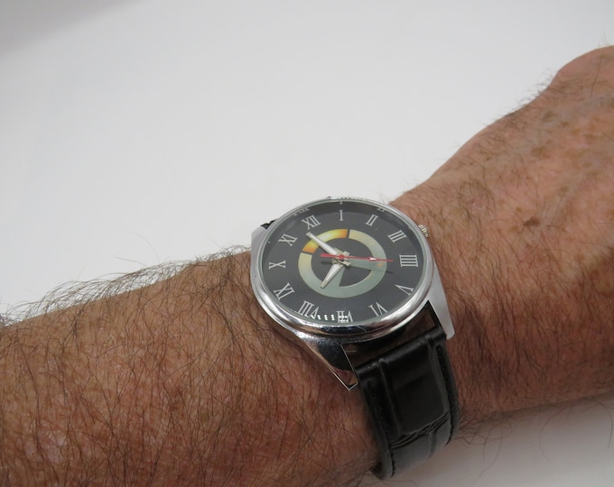 vintage gents Watch / sport watch / funky dial  watch / Gents / quartz Watch / watch / vintage watch / mens watch