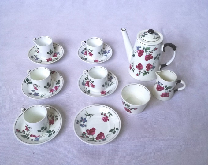 vintage small tea set / paragon china / VINTAGE china / vintage coffee set  / retro coffee / retro coffee set /