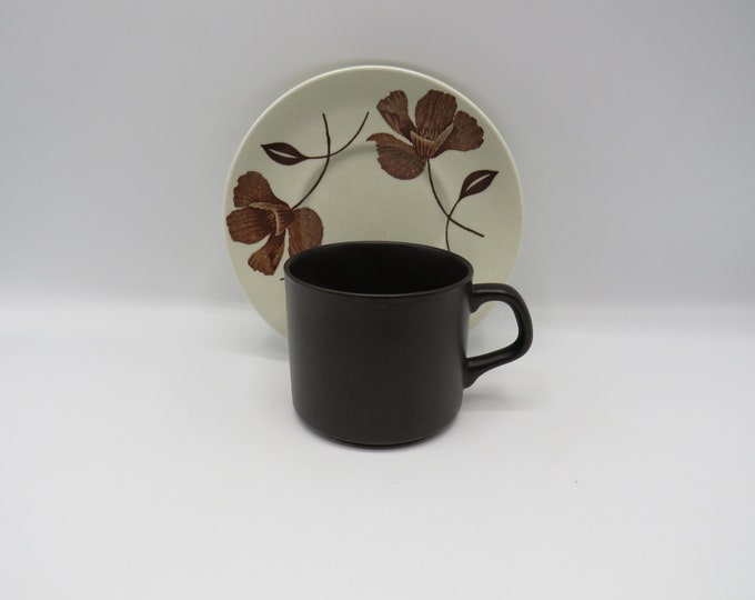 vintage stoneware tea cup set / Vintage Coffee Set, J&G Meakin Studio, Meakin, Vintage Coffee 1960s China, Afternoon Tea, Retro Coffee Set