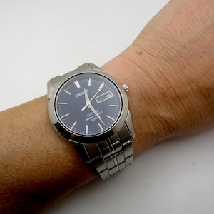 Vintage watch 100 m / seiko sports watch / stainless Quartz watch / gents Watch /  Watch / Gift for him (t26)