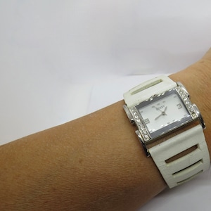 vintage Seksy Sekonda white watch /  90s sports watch / quartz Watch / watch / vintage watch / large watch (B17)