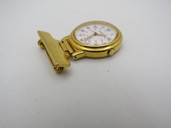 Nurse watch  / nurses watch / vintage fob Watch / vintage sport  / gold watch / womans watch. (x7)