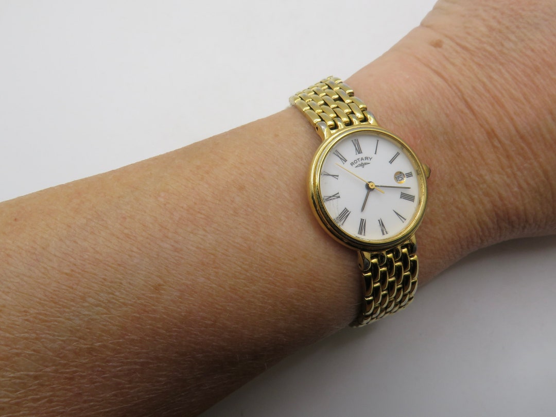Buy Vintage Rotary Gold Watch Wrist Size Vintage Womans 90s Watch  Swiss Watch Vintage Watch Watch Ladies Watch (k30) Online in India 