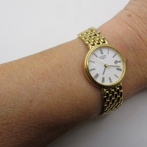 Vintage rotary gold watch / wrist size / vintage womans  90s watch / Swiss watch / vintage Watch / watch ladies  watch (k30)