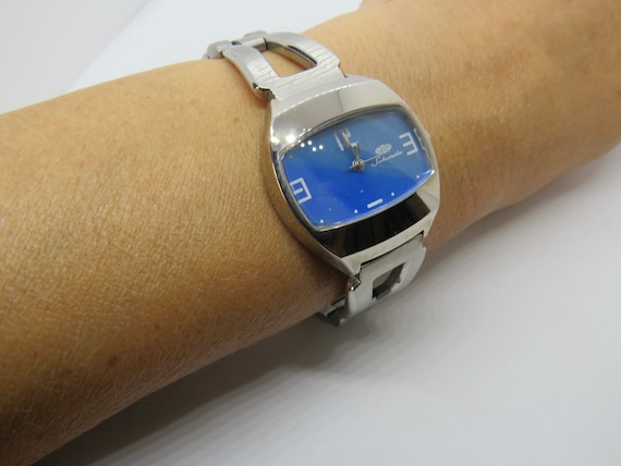 Vintage watch / sekonda  blue dial watch / gift Quartz watch / Ladies Dress Watch /  ladies Watch /  Gift for her (R7)