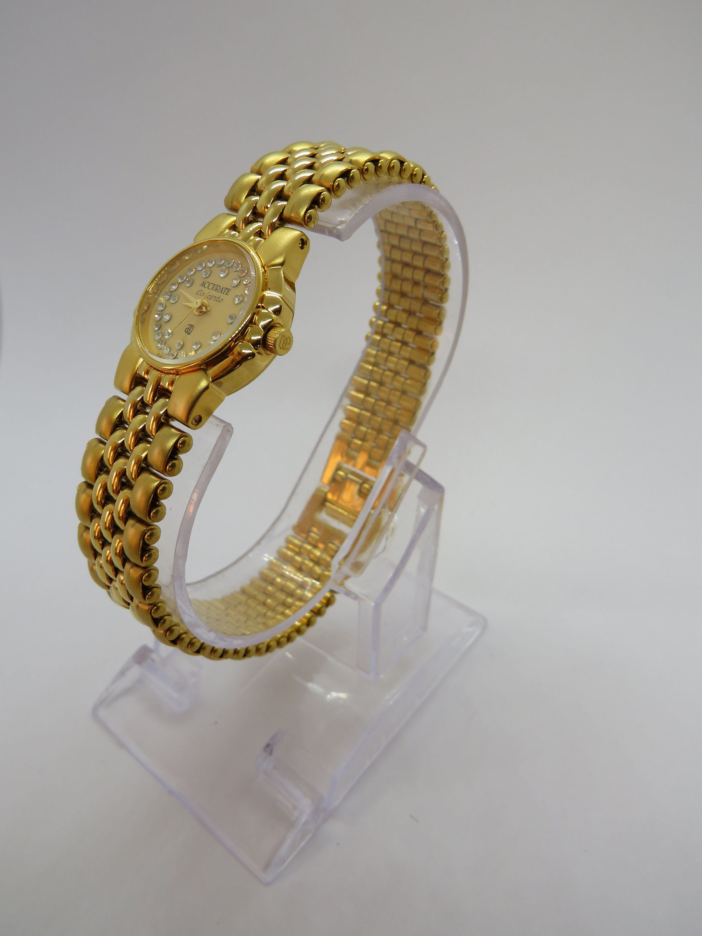 Accurate swiss made 22k gold electroplated price sale