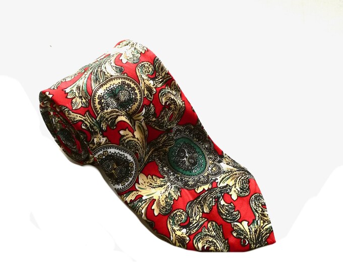 tie / Kneck tie / vintage clothing  / Classic / vintage tie  / Rayne Buck mens / vintage clothing /  gift for him / retro tie / polyester