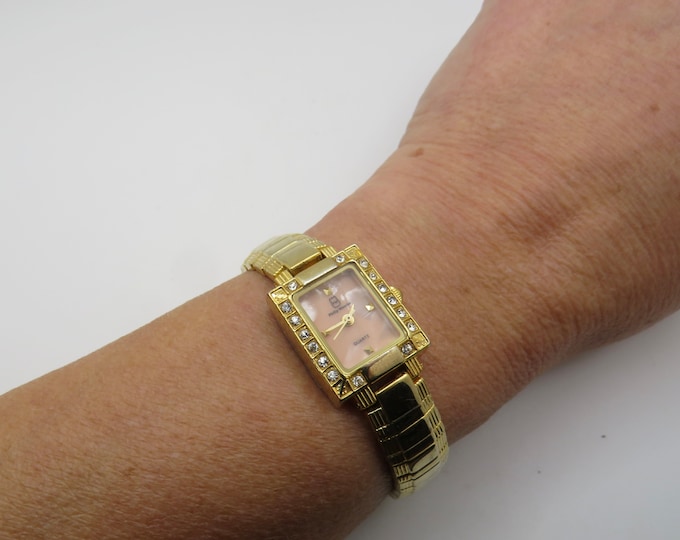 vintage Square watch / watch / vintage womans  90s watch / Japan watch / vintage Watch / watch  ladies  watch (i28)