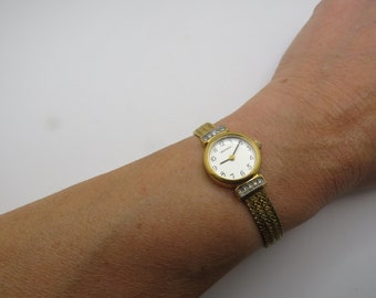 Vintage gold watch / womens watches dress watch / sekonda gold plated Quartz watch / Gold Dress Watch /  ladies Watch /  Gift for her (n15)