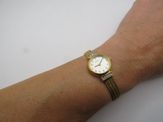 Vintage gold watch / womens watches dress watch / sekonda gold plated Quartz watch / Gold Dress Watch /  ladies Watch /  Gift for her (n15)