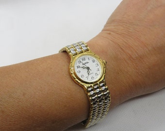 orologio d'oro d'epoca / orologio classico Hana / bellissimo braccialetto vintage da 7,6" / orologio al quarzo / orologio d'oro / orologio / signore d'epoca / orologio