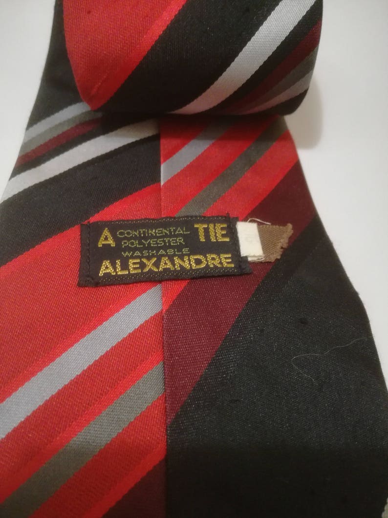 tie mens tie vintage clothing Classic tie vintage tie menswear tie vintage clothing gift for him retro tie polyester