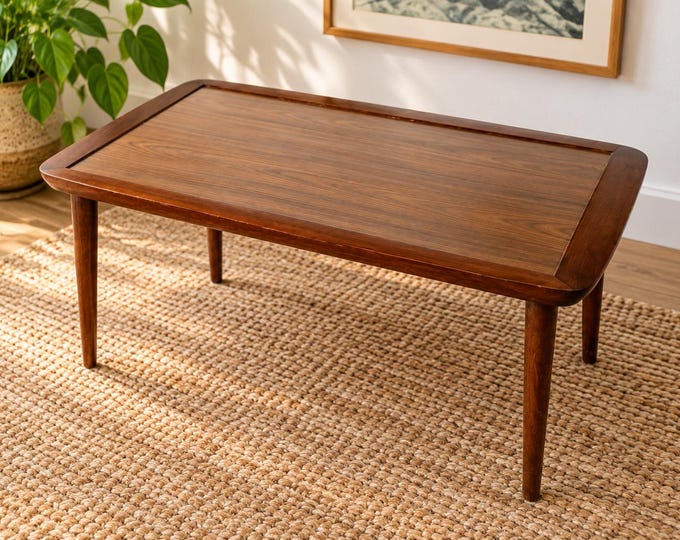 Danish Teak, Rosewood, Rectangular  / Retro Teak / living room / retro furniture