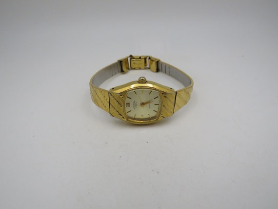 vintage rotary gold watch / 6.3" wrist size / vin… - image 3
