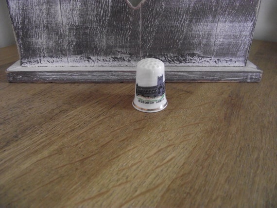 Vintage thimbles / Jedburgh Abbey / British / beautiful Fine Bone China / bone china England made / BRE1