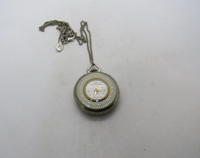 Vintage pocket watch mechanical watch / hunter Dress Watch /  ladies Watch /  Gift for her