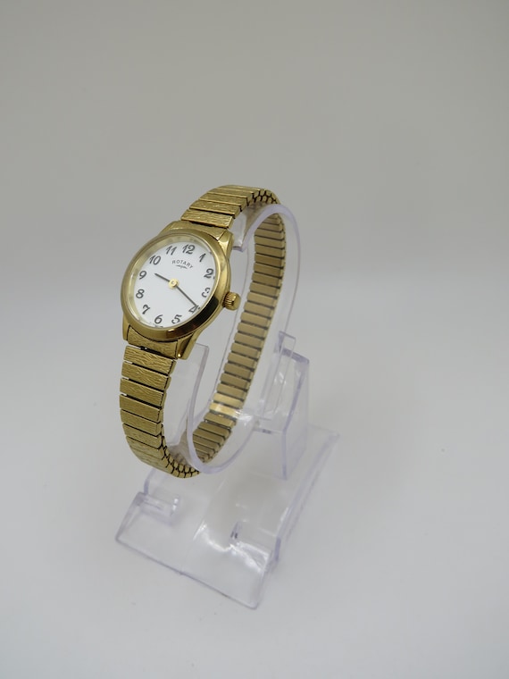 Vintage Watch Rotary Gold Plated Dress Watch Gold Quartz Watch
