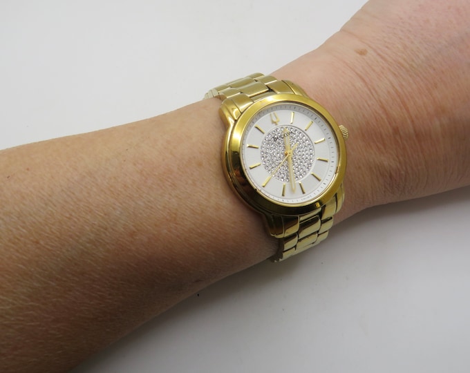 Vintage watch / Bulova watches / gold Watch / womens Watch /  Gift for her (R3)