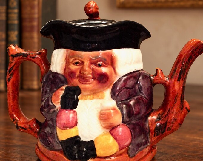 Vintage Shorter & Son Toby Jug Teapot, Staffordshire Pottery (RB)