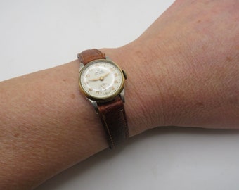 reloj mecánico vintage / regalo para ella / reloj de pulsera Reloj de cuerda automática 15 joyas Reloj / R10