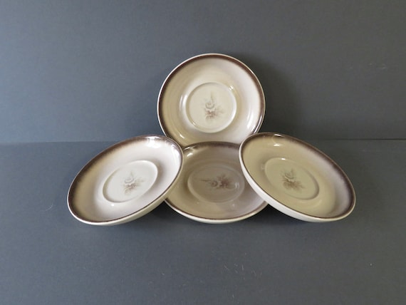 Vintage Denby / Denby  discontinued / vintage saucer set / Claire Bernard / Rare Espresso / retro coffee / made in England