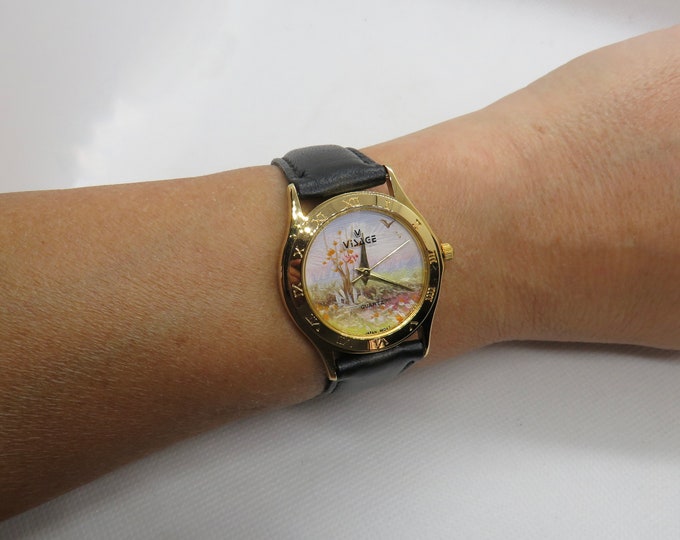 Vintage fashion watch / Visage dress watch / Quartz watch Watch /  womans Watch /  Gift for her