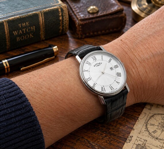 Vintage watch / Rotary dress watch / Quartz watch / gents Swiss  Dress Watch / Watch / Gift for him (R29)