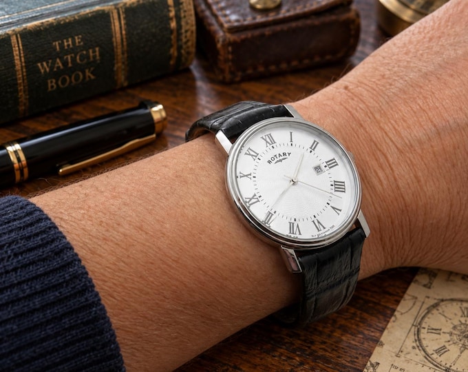 Vintage watch / Rotary dress watch / Quartz watch / gents Swiss  Dress Watch / Watch / Gift for him (R29)