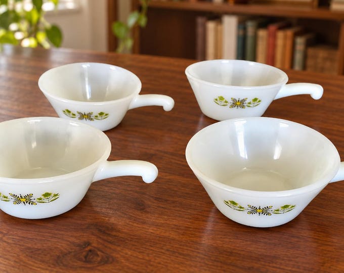 4x Vintage pyrex / Fire King Meadow Green / Anchor Hocking /  bowl / Retro pyrex / 1960s /JAJ Vintage / Pyrex Checkers / sugar bowls / pyrex
