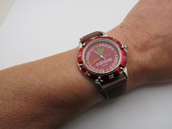 Vintage sports watch / Adidas Quartz watch / funky dial watch / vintage gents Watch / watch / 90s sport  / watch / mens watch r6