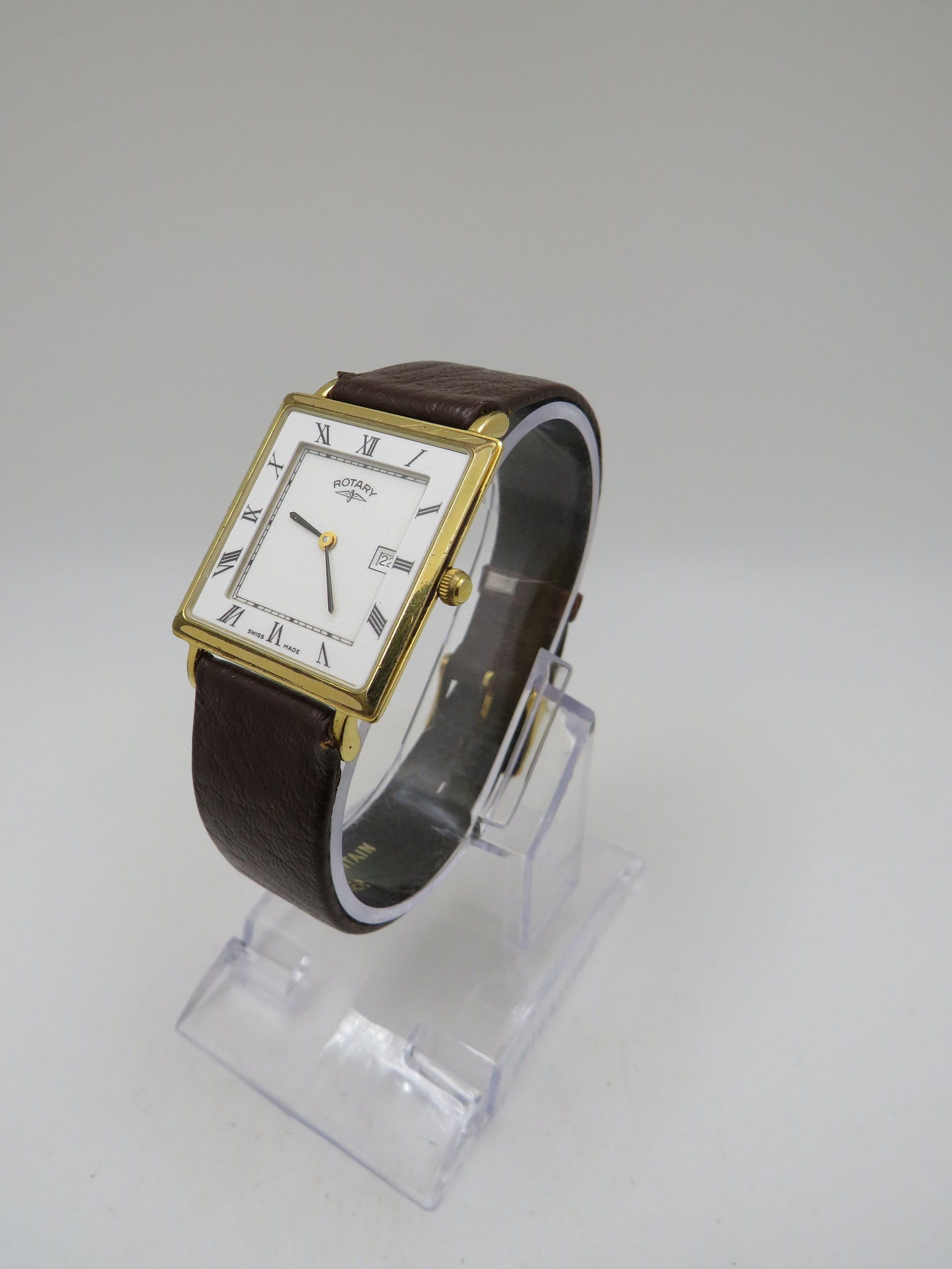Vintage Rectangle Watch / Rotary Tank Watch / 7.8