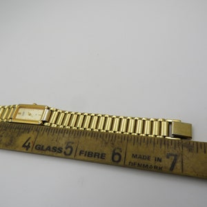 vintage citizen rectangle watch / 7.1 large wrist size / vintage womans watch / Japan watch / vintage Watch / watch ladies watch J18 image 6