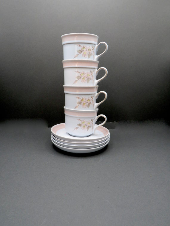Denby tea set Normandy / 8x vintage denby  / English / denby / discontinued