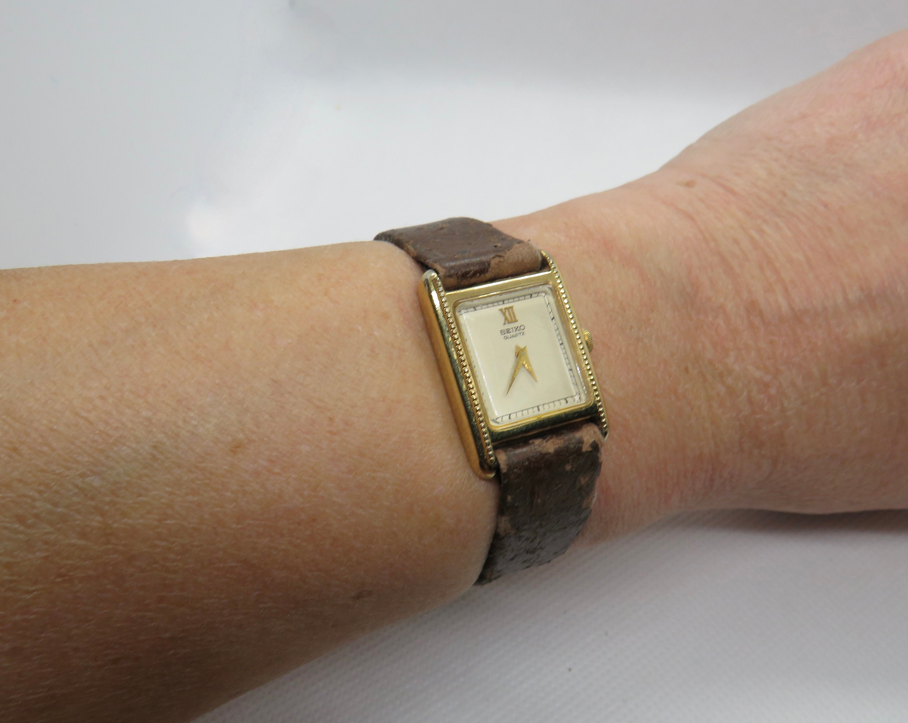 Vintage Watch / Seiko Watch / Square Watch / Quartz Watch / - Etsy