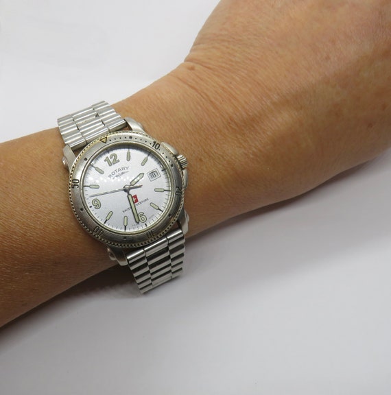 Vintage Rotary watch / Swiss Adventure  watch / Swiss watch / vintage gents Watch / watch / vintage sport  / gift for him (C2)