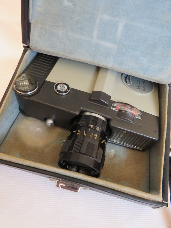 vintage Super 8  / Sankyo super 8 Classic camera with hard case